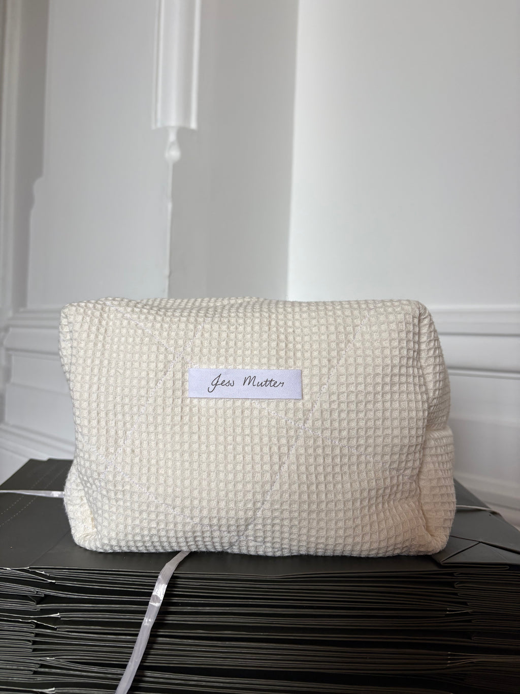 Waffle Cotton Pouch