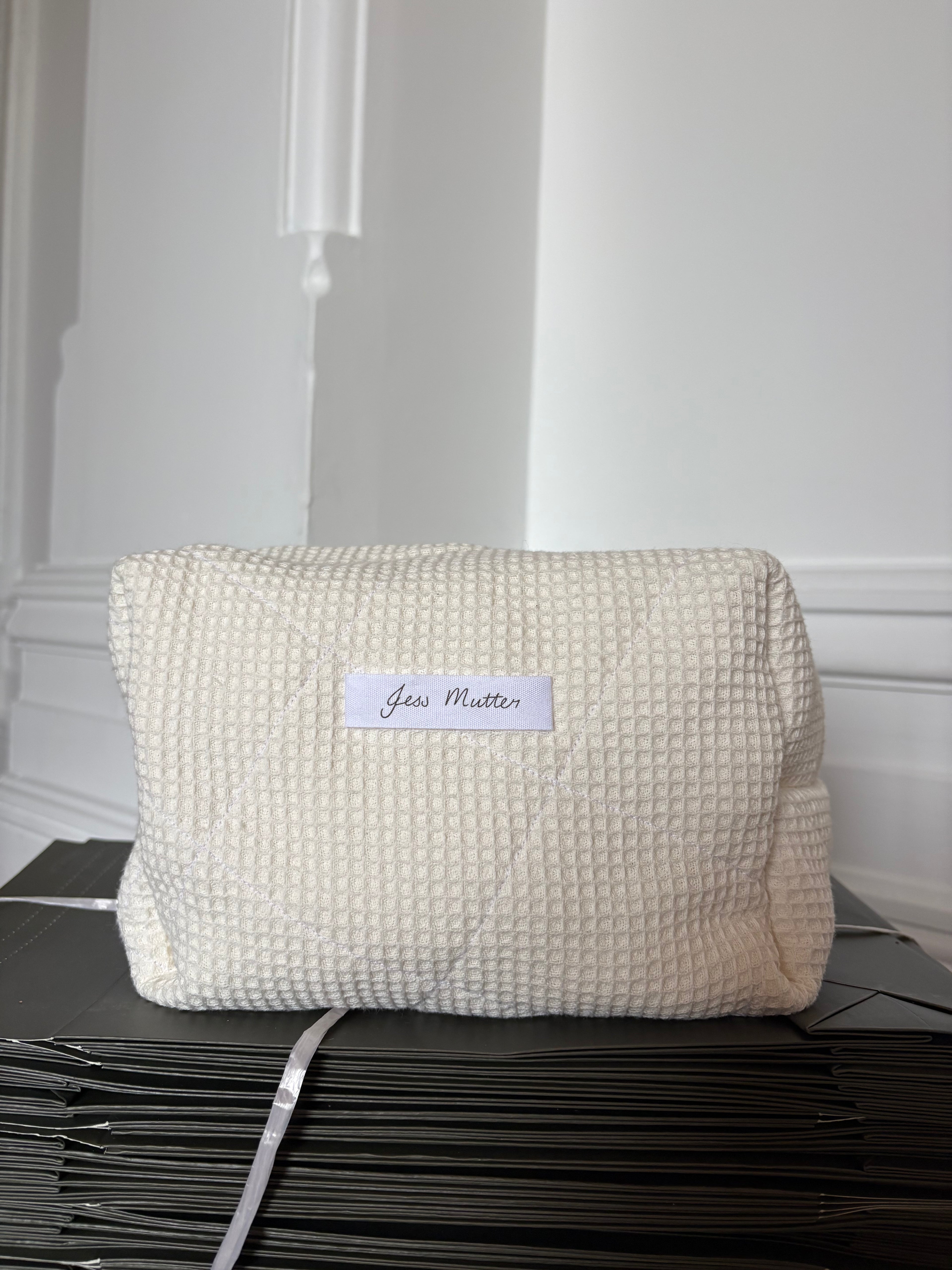 Waffle Cotton Pouch
